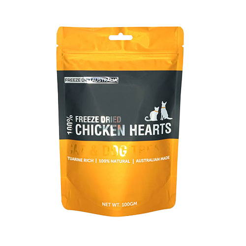 Freeze Dried Chicken Hearts Pet Treats