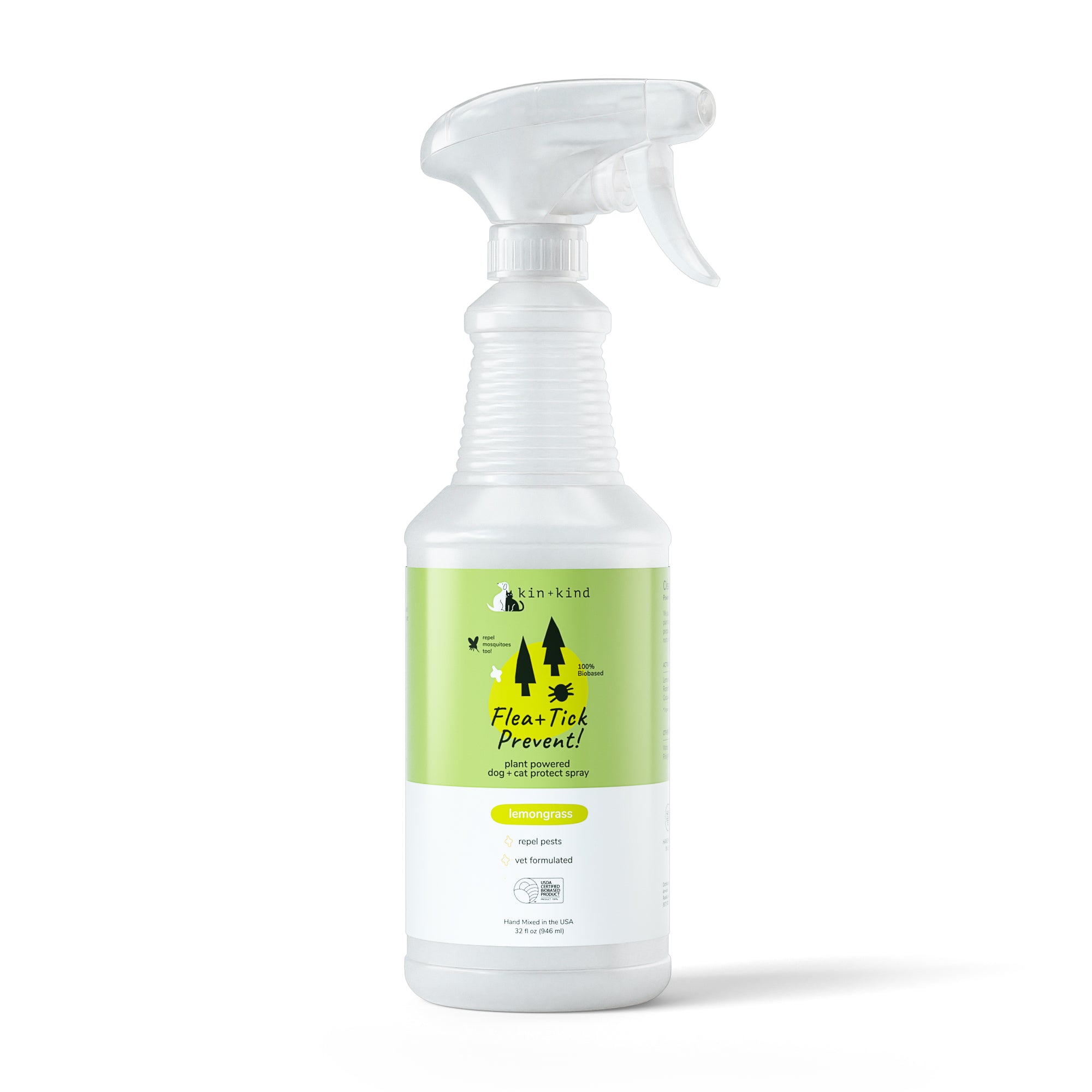 Flea & Tick Lemongrass Repel Spray for Dogs and Cats
