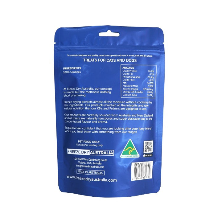 Freeze Dried Whole Sardines