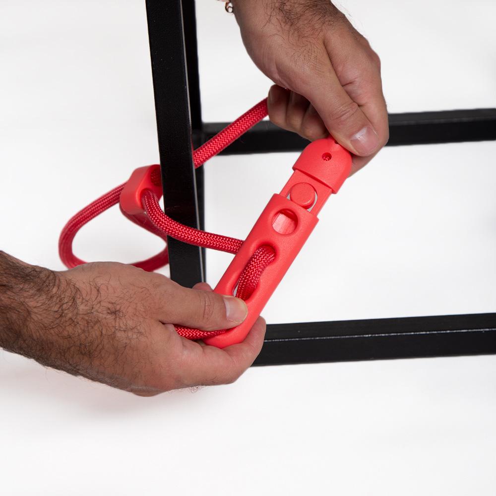 Neon Coral | Hands - Free Leash