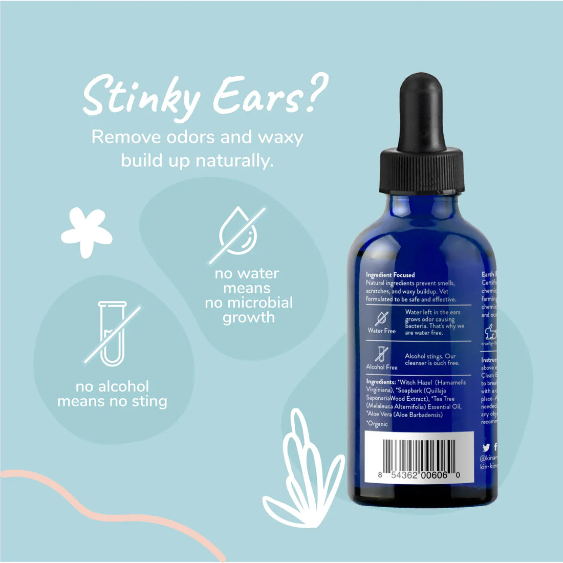 Organic Clean Ears (Leave-in relief for dogs)