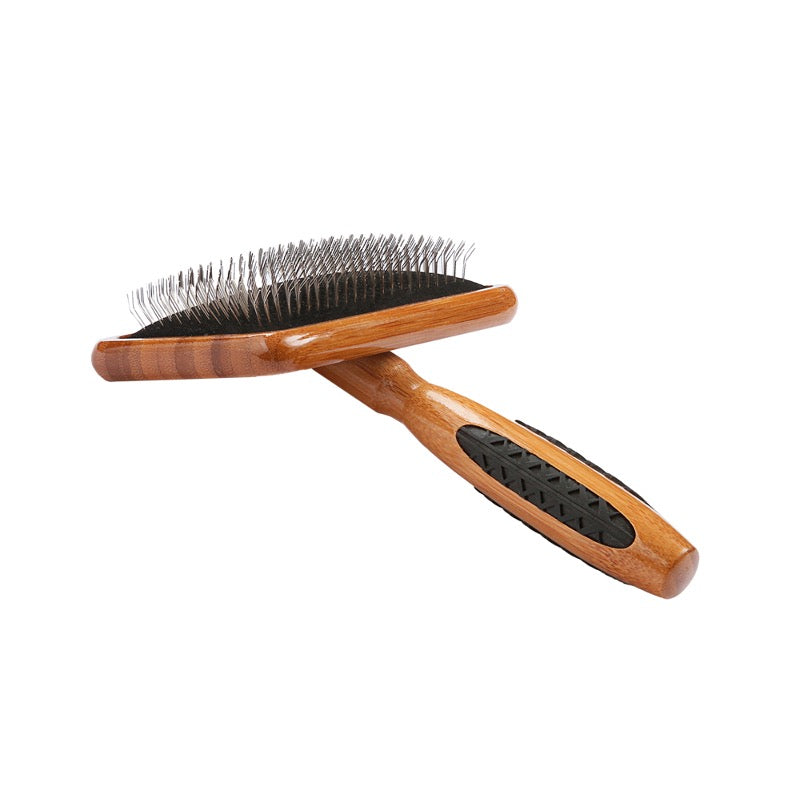 Bass Slicker Style Pet Brush SOFT | Dark Finish