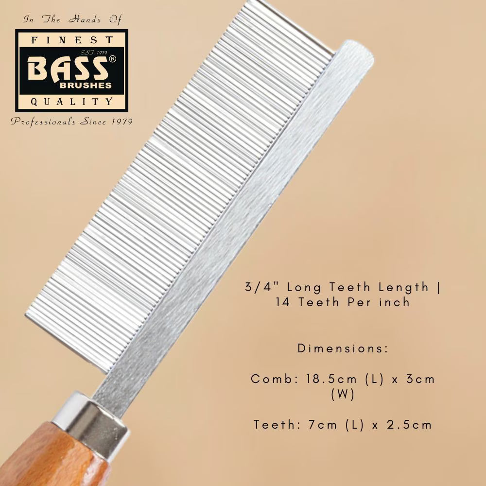 Bass Metal Pet Comb