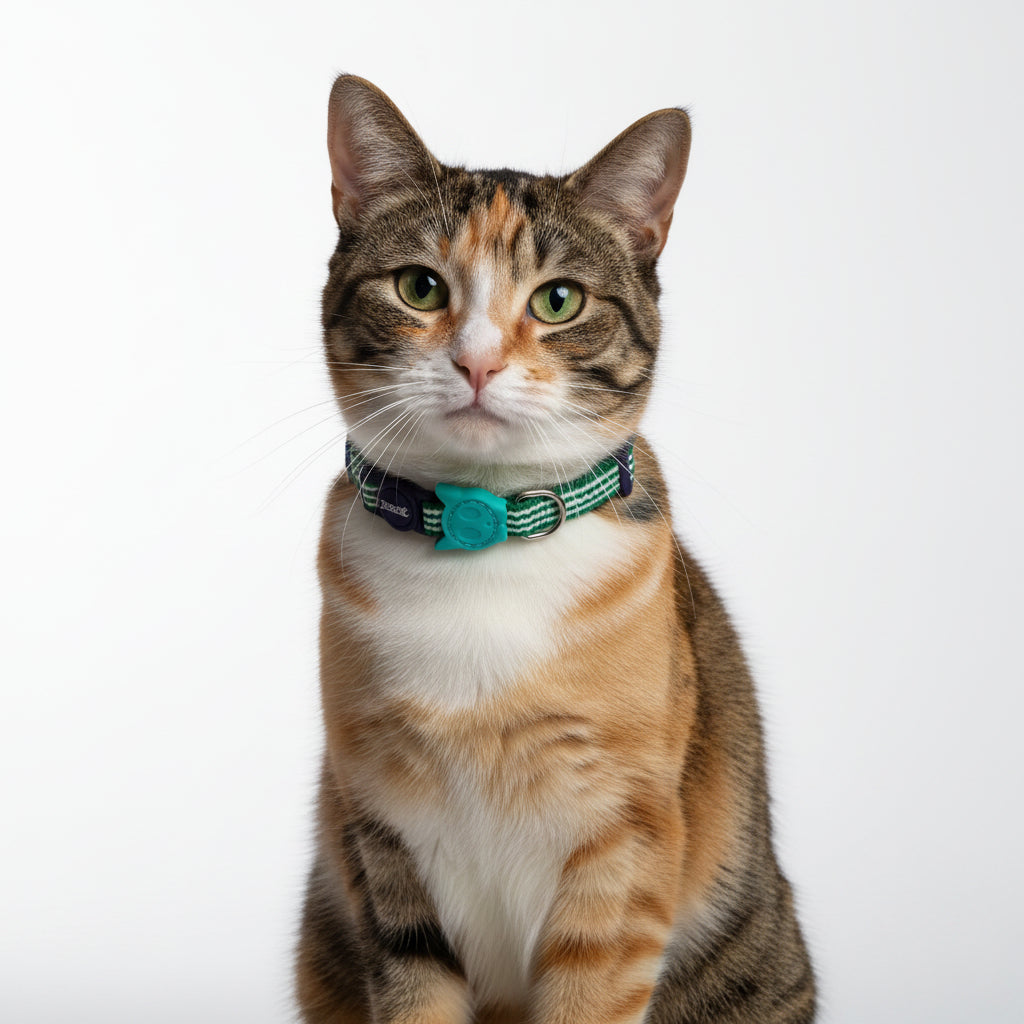 Vert Velvet Vibes Cat Collar