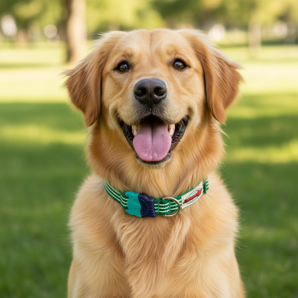 Vert Velvet Dog Collar