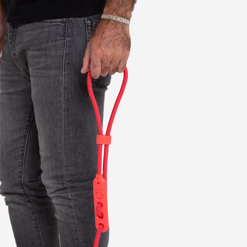 Neon Coral | Hands - Free Leash