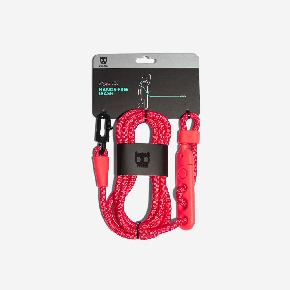 Neon Coral | Hands - Free Leash