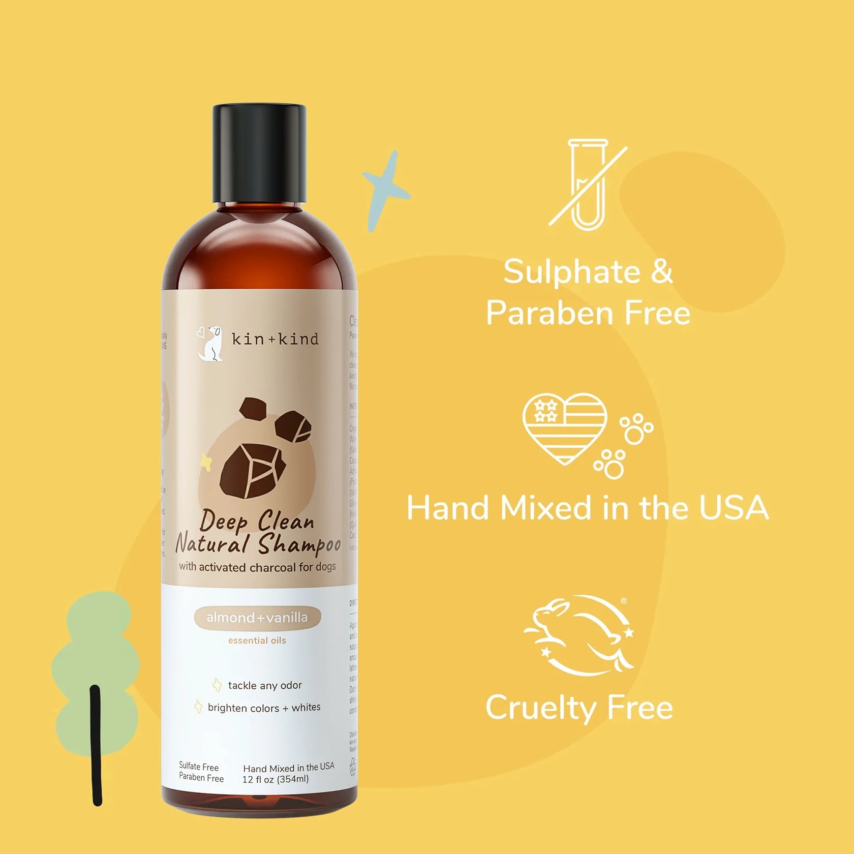 Deep Clean Dog Shampoo (Almond+Vanilla)