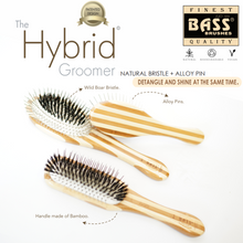 Load image into Gallery viewer, Bass Hybrid Groomer Pet Brush | Striped Finish
