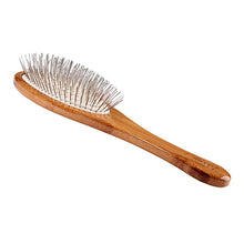 Load image into Gallery viewer, Bass Style &amp; Detangle Pet Brush | Striped or Dark Finish

