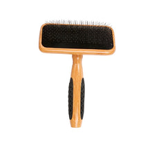 Load image into Gallery viewer, Bass Slicker Style Pet Brush FIRM | Dark Finish
