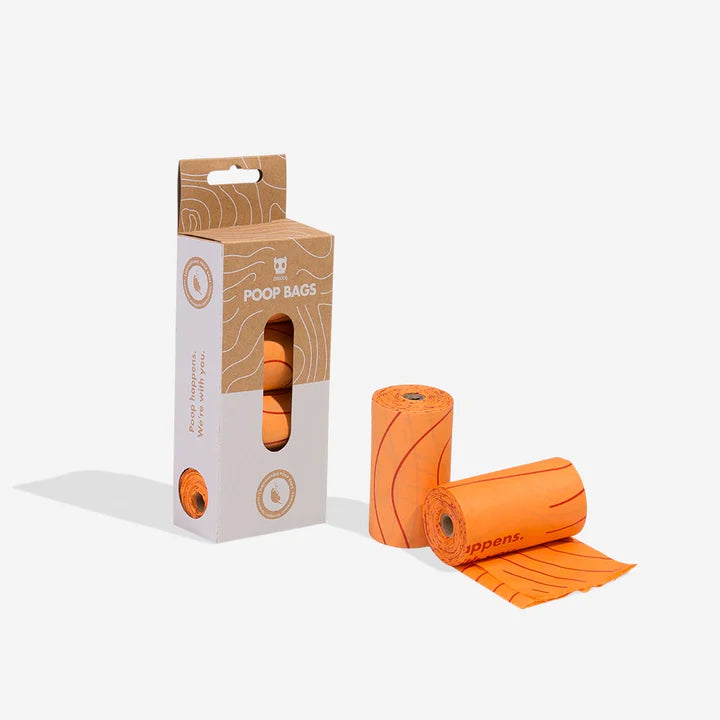 Compostable Poop Bags | Orange